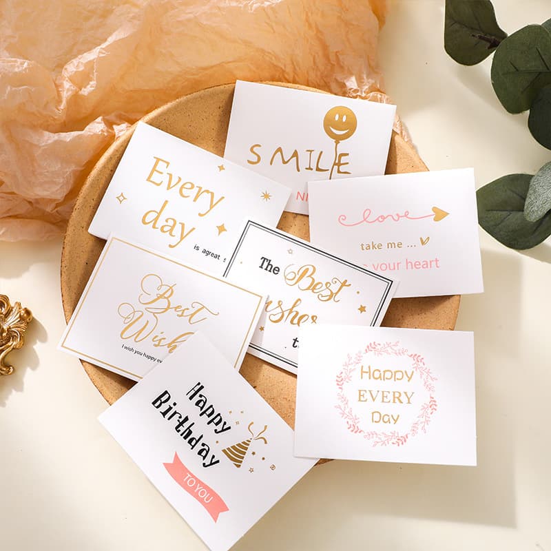 Teacher's Day Gold Foil 3D Creative Thank You Card, Message Card for Thanksgiving with Envelope, Birthday Greeting Card