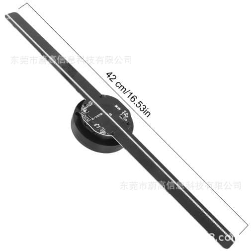 Cross-border hot-selling 3D holographic fan screen new high-definition version naked-eye HOLOGRAM LED FAN transparent screen display factory
