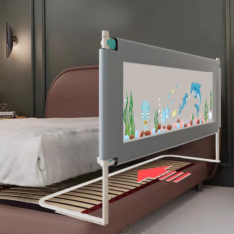 Bed Rail for Baby and Toddler Anti-Fall Guard, Universal Large Bed Side Barrier, Factory Wholesale