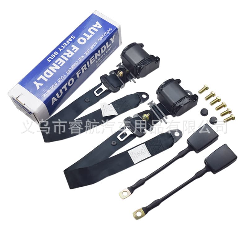 Car Driver Seat 3-Point Automatic Retractable Seat Belt for Bus and Truck Safety Protection Belt