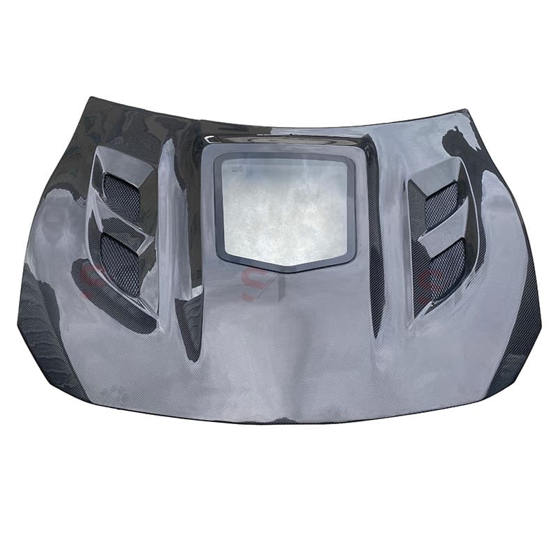 Carbon Fiber Hood Transparent Engine Cover for Toyota GT86 Subaru BRZ Modification Front Hood Body Kit Accessories