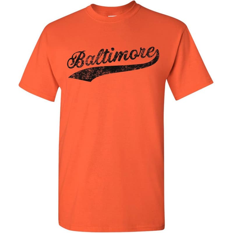 Cross-border Short Sleeve Men's T-Shirt Pure Cotton UGP Campus Apparel City Baseball Script T S