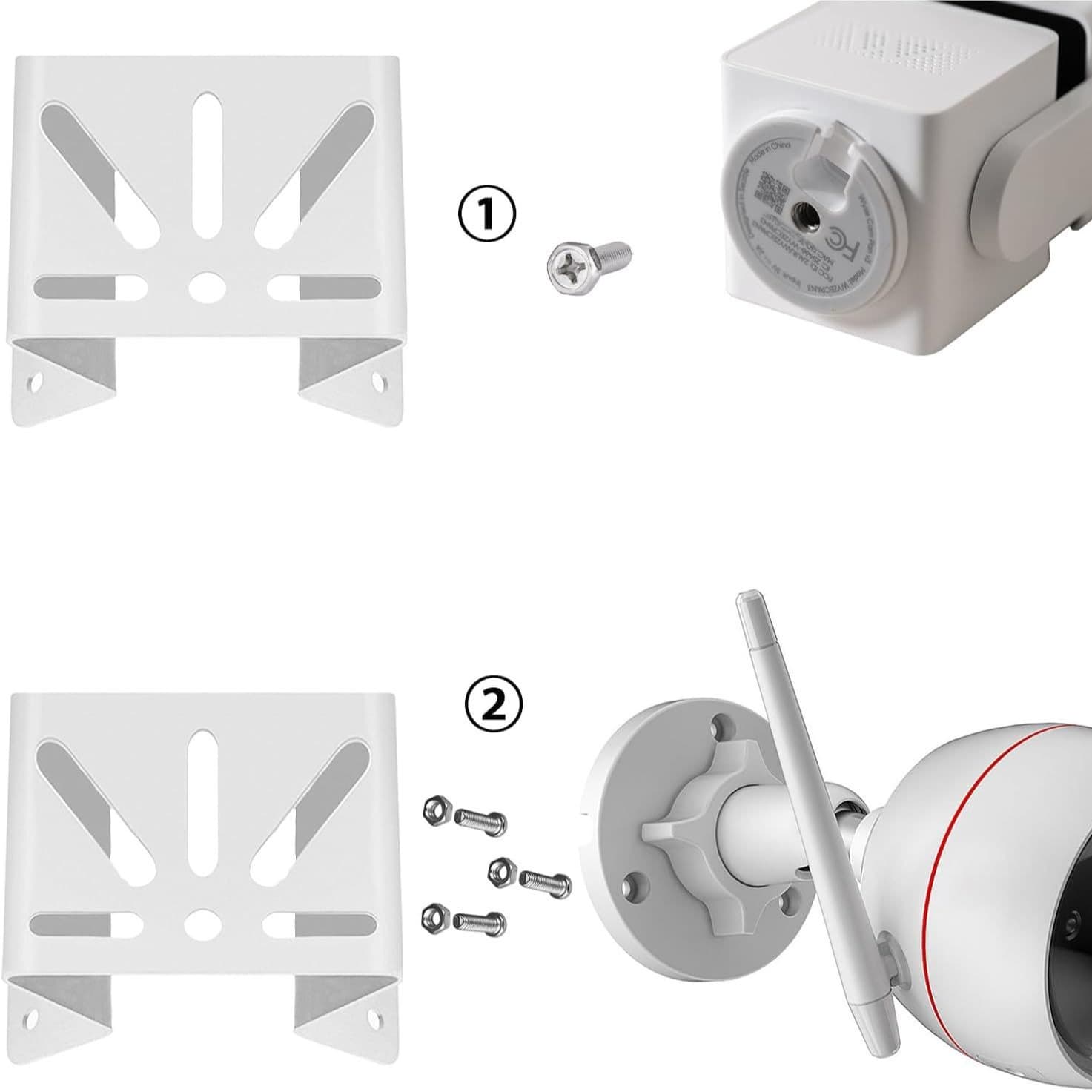 WiTi Wall Corner Mount PTZ Bracket for CCTV Surveillance Camera System, External Wall Corner Mount Adapter