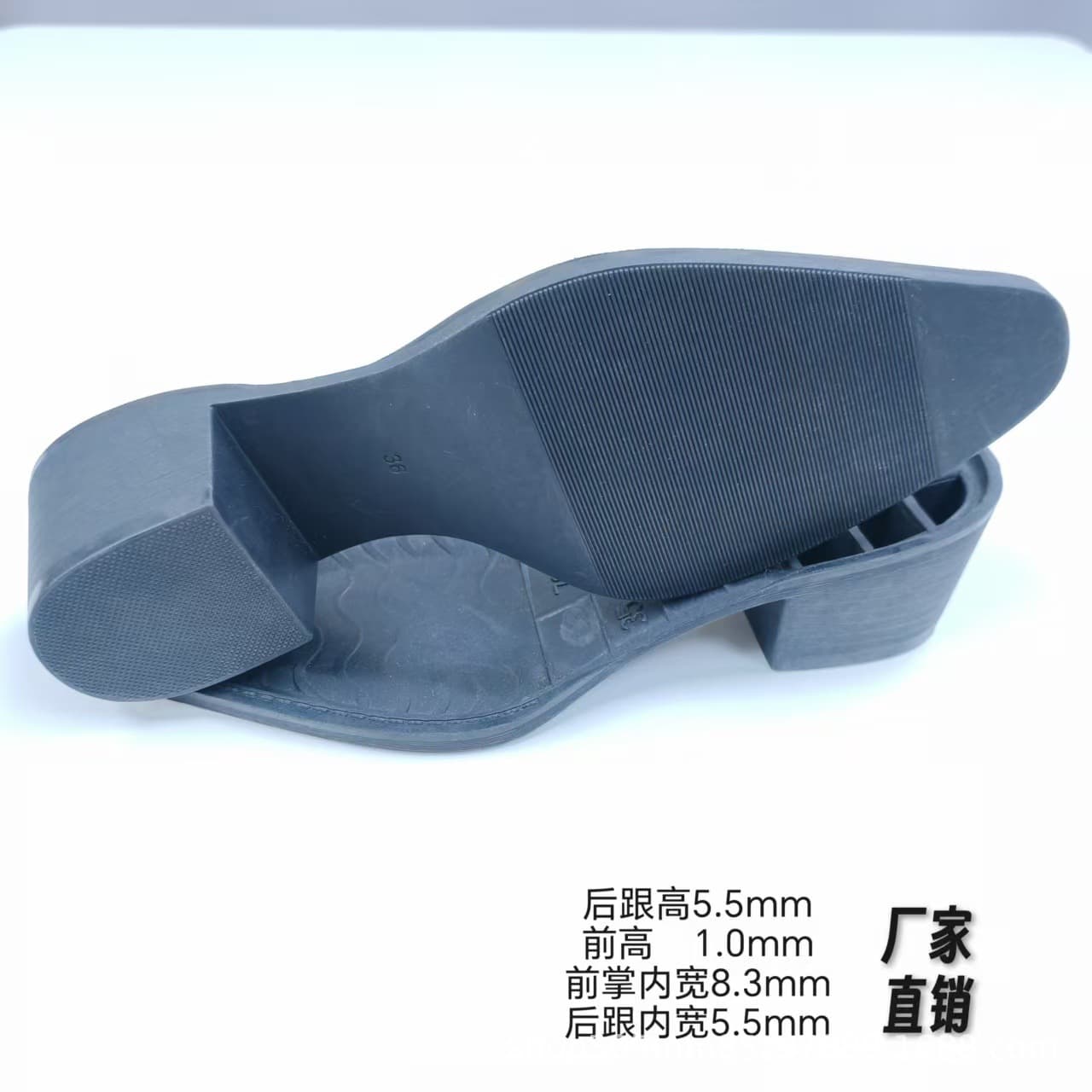 Factory wholesale high-heel square-toe women's Martin boots, Chelsea high-top boots, women's boots, rubber anti-slip wear-resistant outsoles