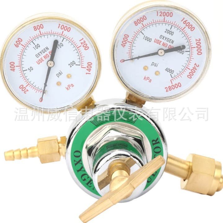 Foreign Trade Regulator Oxygen Gauge CGA540/70MM Acetylene CGA510