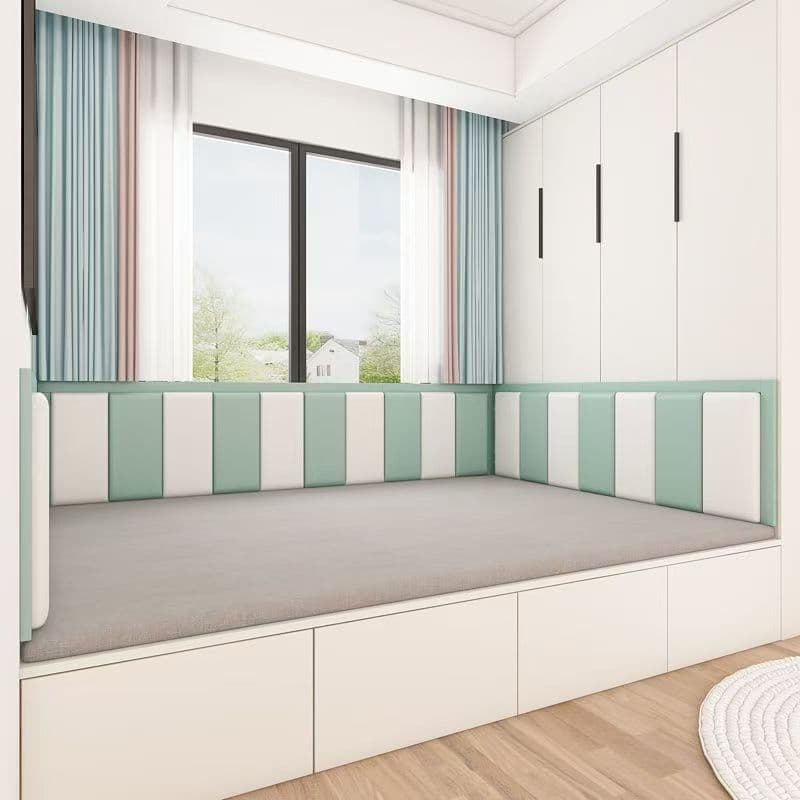 Cat-Scratch Resistant Tatami Impact Padding, Wall Stickers, Backrest Cushions, Bed Guards, Self-Adhesive Wall Protection