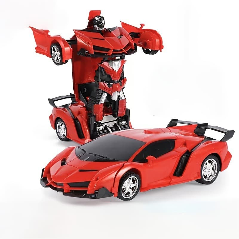 2026 New Cross-border Drop Shipping Remote Control Car One-Key Transformation Robot Transformer