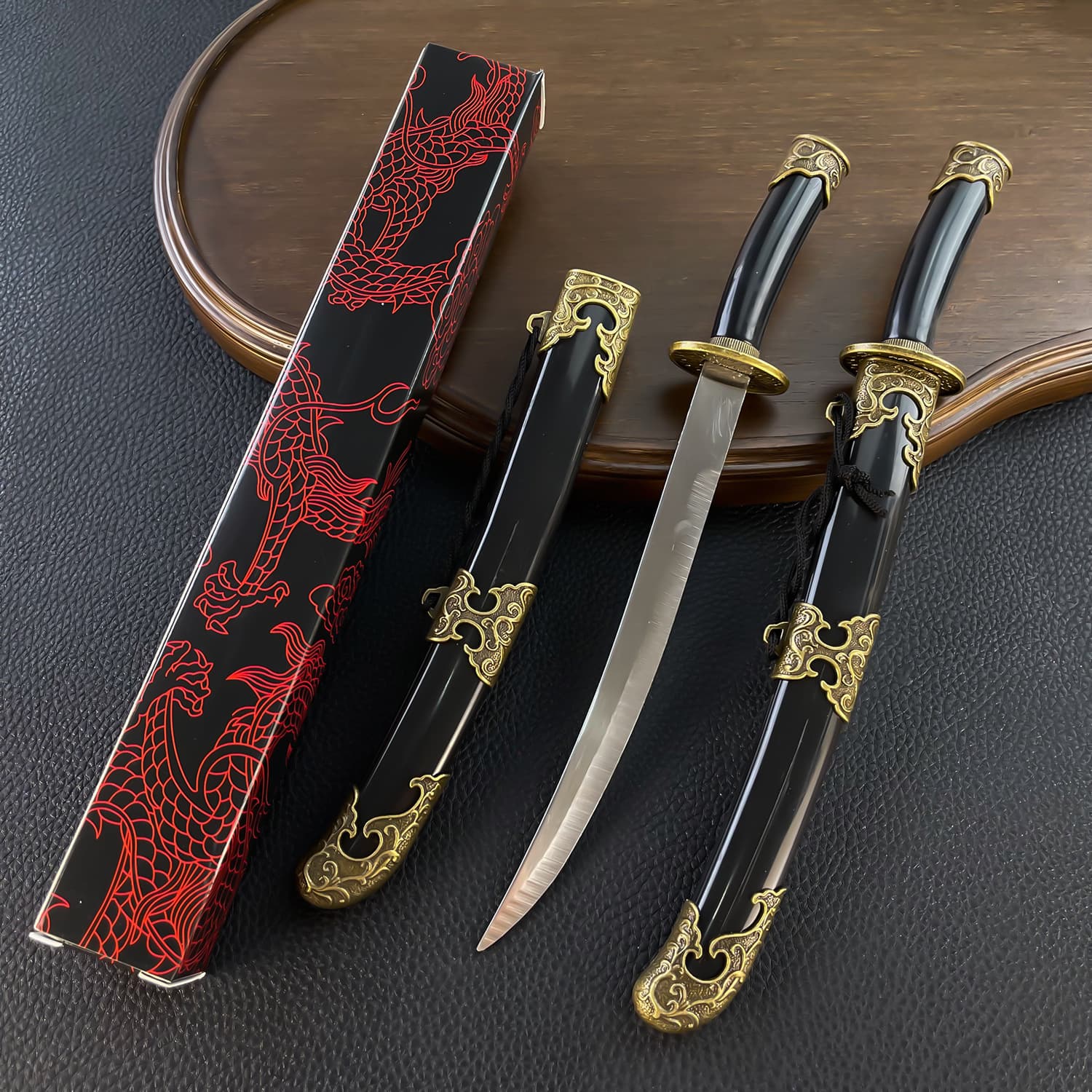 Metal Sword Model Double-Slot Sword 2713 Han Sword Qin King Sword Weapon Metal Craft Decoration Unsharpened