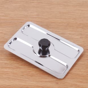 Household Automatic Toaster Dust Cover, Stainless Steel Lid for Breakfast Machine, Toaster Accessory