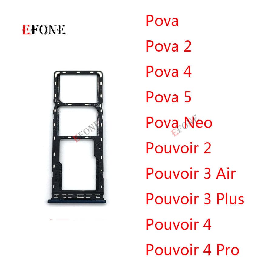 Suitable for Tecno Pova 2 3 4 5 6 7 Neo Pro Plus Air 4G 5G card tray