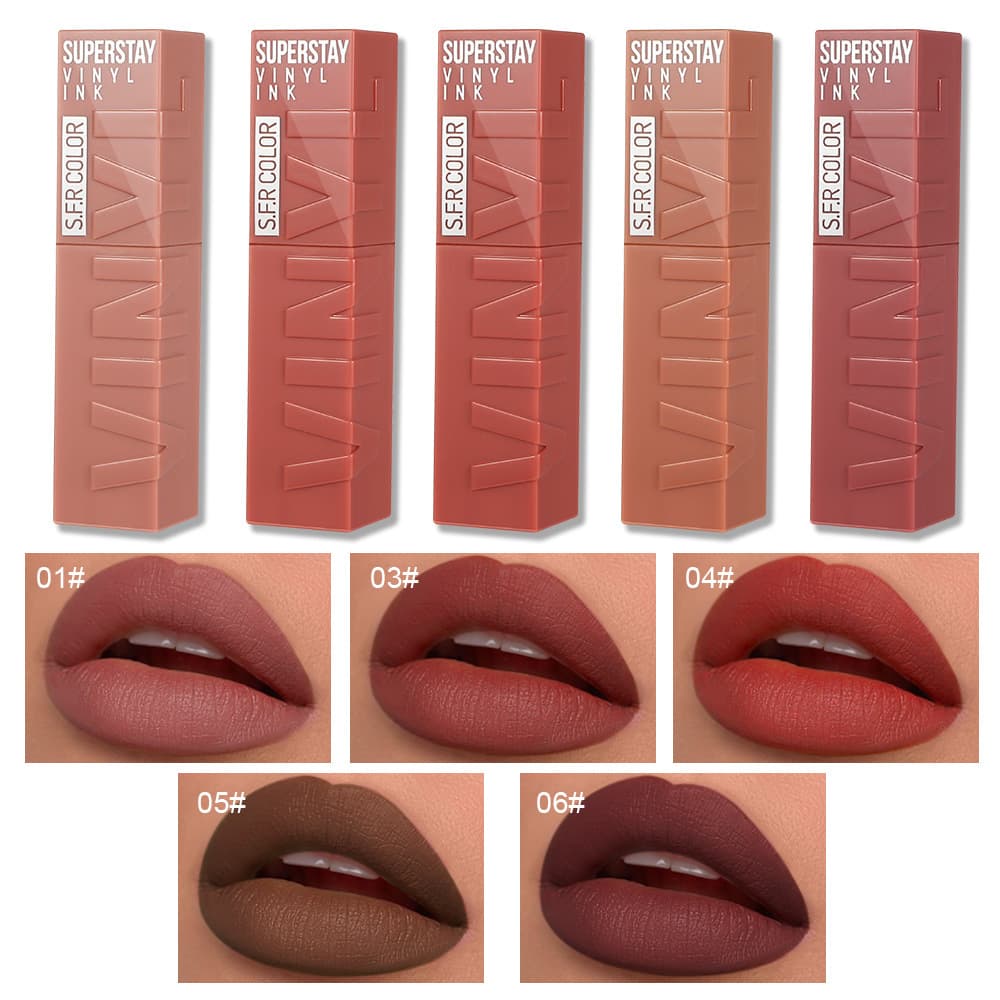 S.F.R European and American Water Gloss Lip Gloss Moisturizing Long-Lasting Color Lip Gloss Lip Plumper Lip Gloss Lipstick Wholesale Affordable