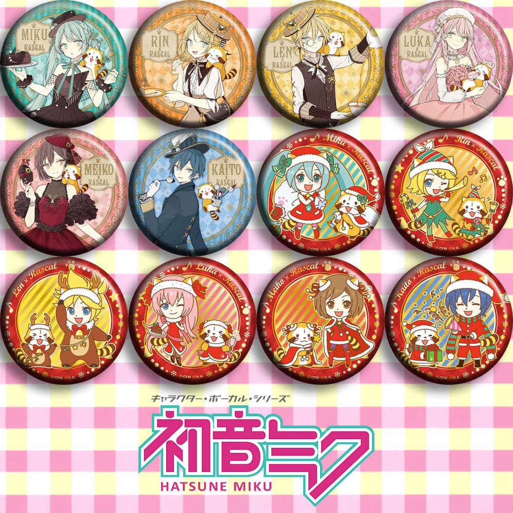 Hatsune Miku anime badge badge 2D peripherals ready-made poster pendant V+MIKU
