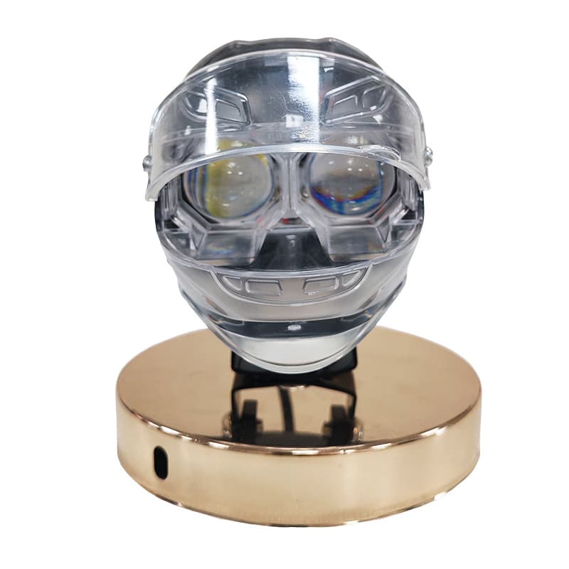 Cross-Border Exclusive Supply, Factory Direct Sales, Motorcycle Helmet Spotlight, Colorful Lens, Strong Light, Integrated High and Low Beam