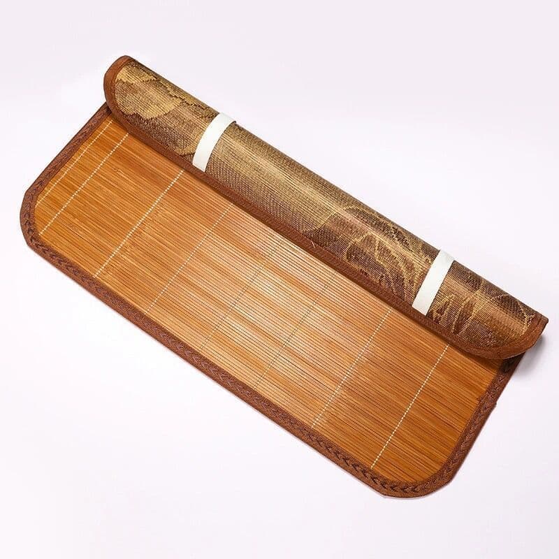 Summer Bamboo Mat Pillowcase, Carbonized Pillowcase, Smooth Pillow Mat, Single Piece