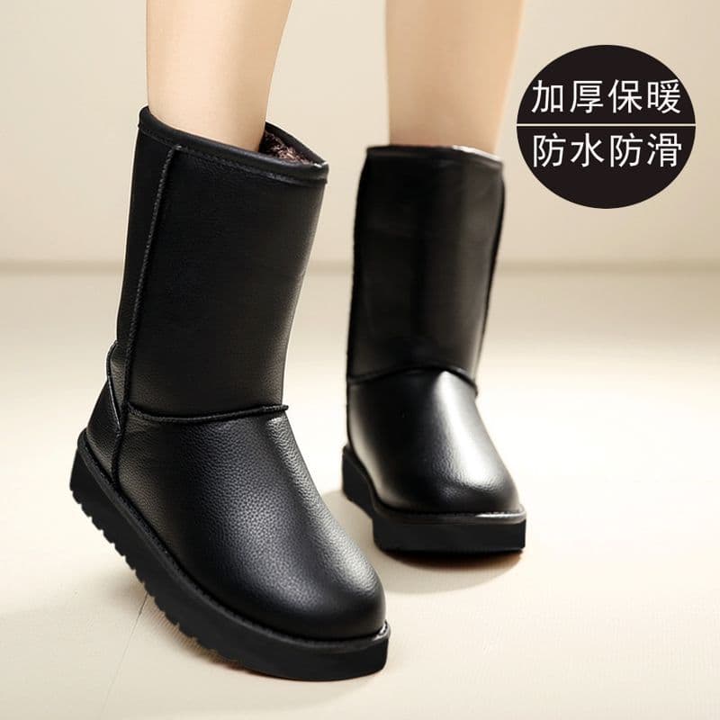 2025 Winter Snow Boots New Fashion Versatile Fleece-Lined Martin Boots Short Boots Cotton Shoes for Women