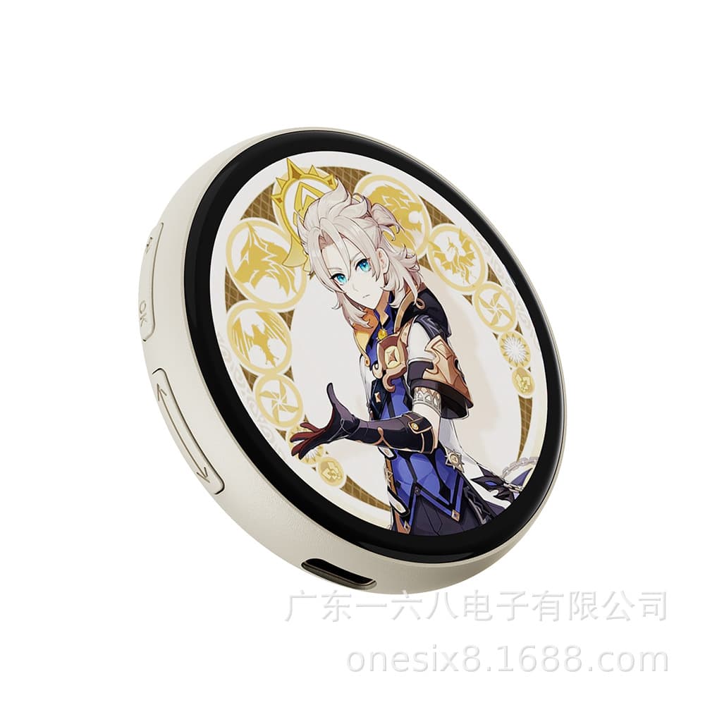 NIKKO New Magnetic Anime Peripheral 2D Badge Bluetooth High-Definition Animated Support Badge