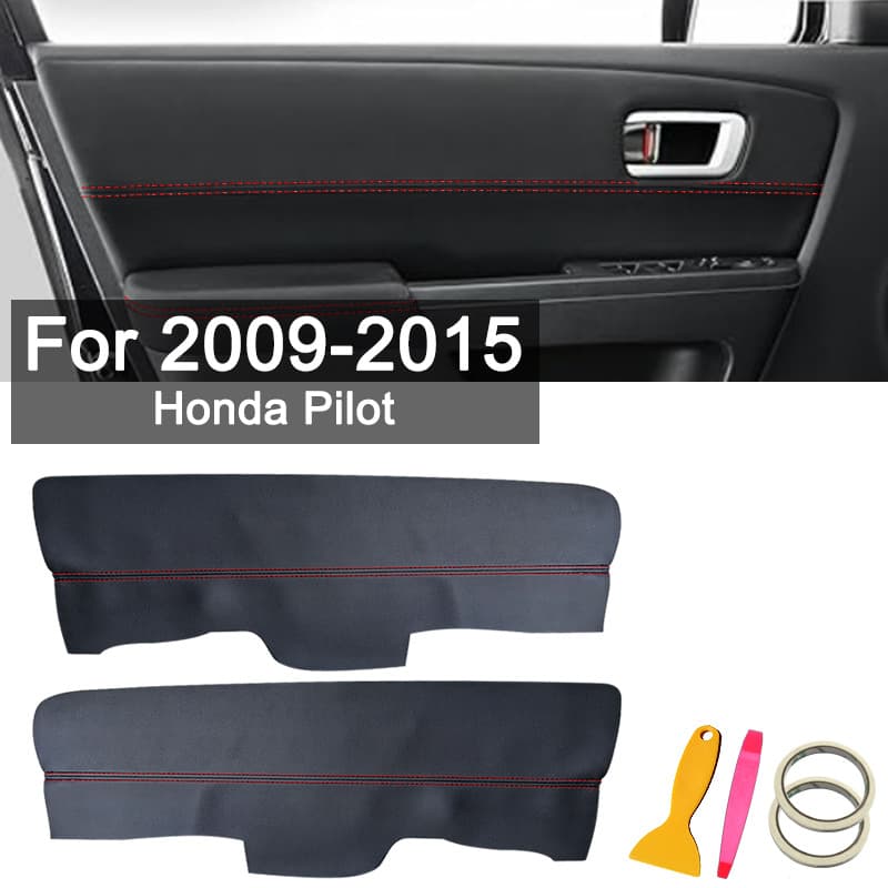 For Honda 09-15 Pilot Front Door Panel Leather HONDA PILOT Door Panel Wrap