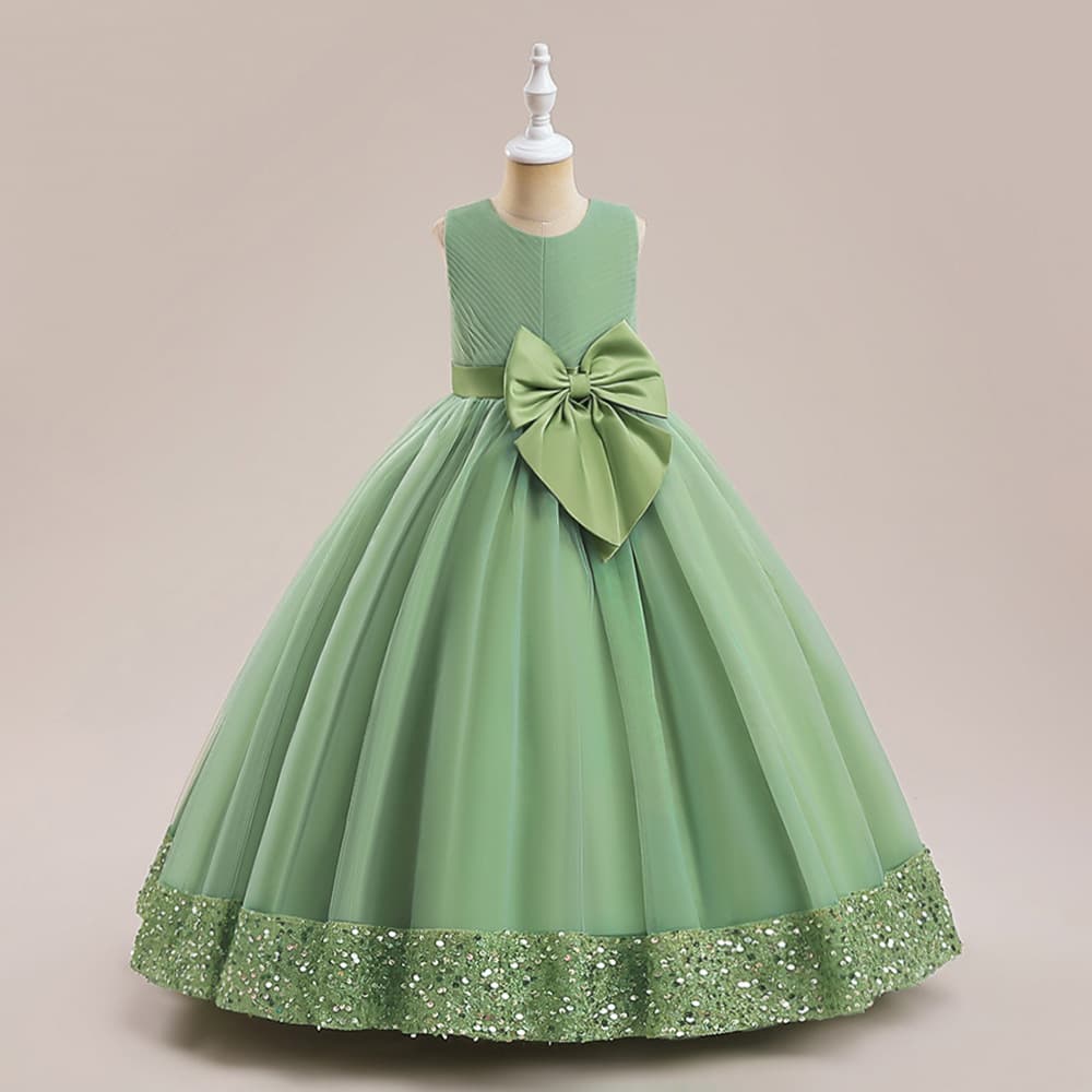 New Export Birthday Dress for Older Kids, Wedding Flower Girl Dress, Hostess Girl Tulle Princess Dress, Runway Dress