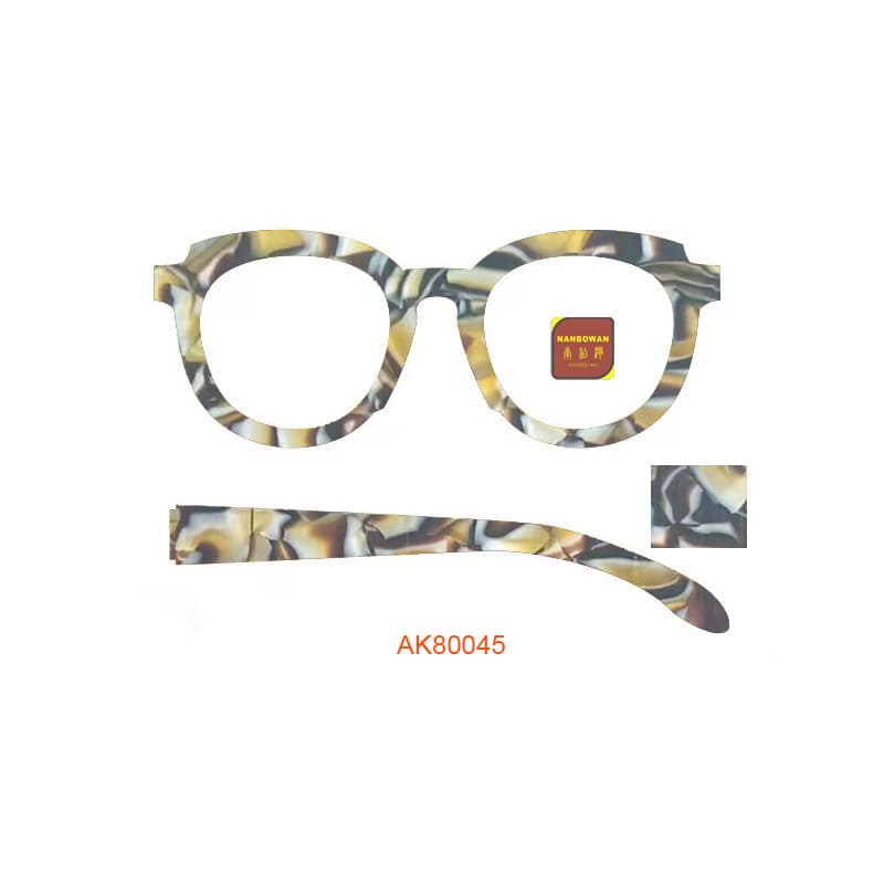 Source Factory CA Acetate Eyewear Acetate Sheet Material, High Malleability, Natural Patterns