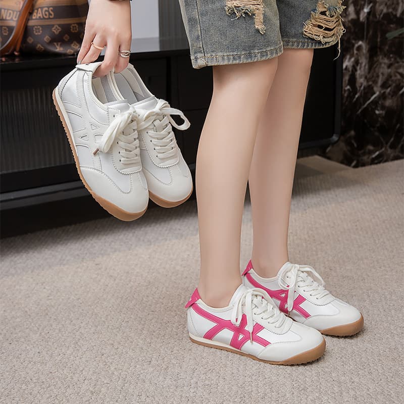 Retro Soft-Soled Forrest Gump Shoes 2026 New Summer White Shoes for Women Versatile Casual German Training Shoes Flat-Soled Sports Sneakers