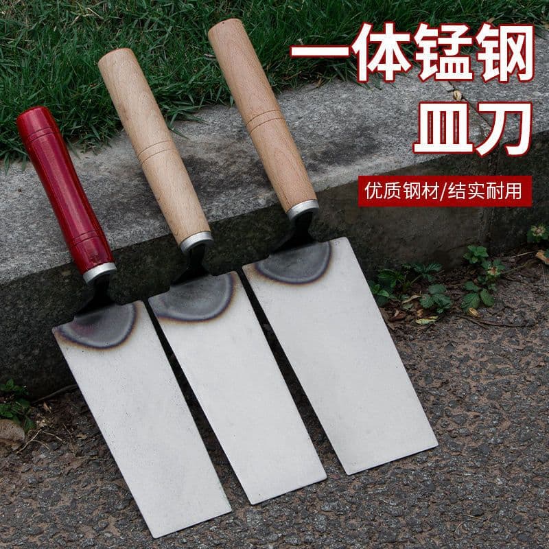 All-in-one trowel, putty knife, plastering tool, grouting dish, masonry tool for tiling and puttying, stainless steel.