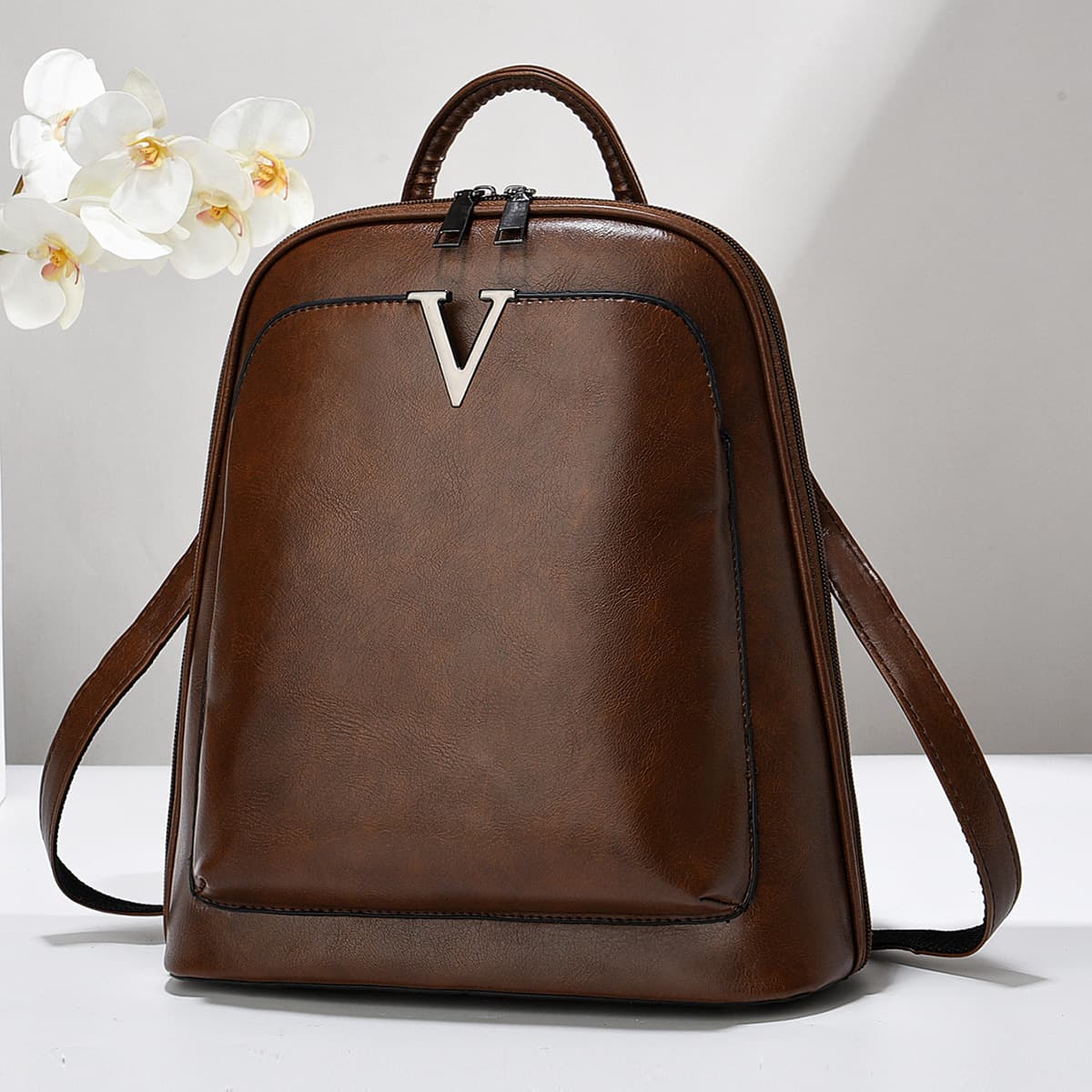 Trendy 2025 Women's Casual Waterproof Travel Backpack Laptop Bag for High School and College Students