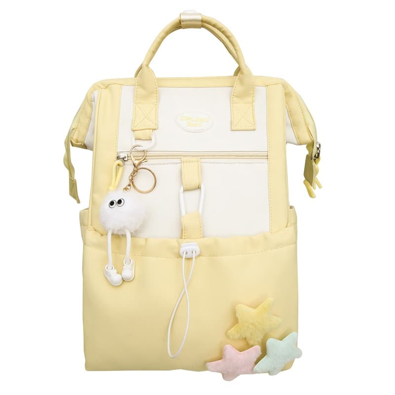 Large Capacity School Backpack for Girls Elementary Students Handheld Middle School Student Bag High Aesthetic High School College Student Fashion Shoulder Bag