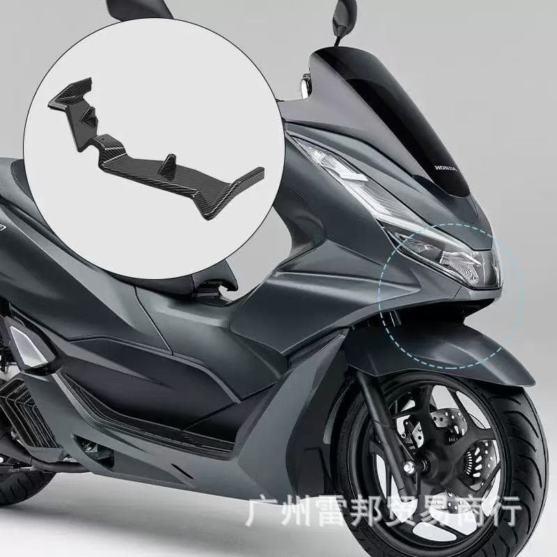 Front Headlight Spoiler Beak Fairing for HONDA PCX160 PCX125 2021-2025 Motorcycle Modification