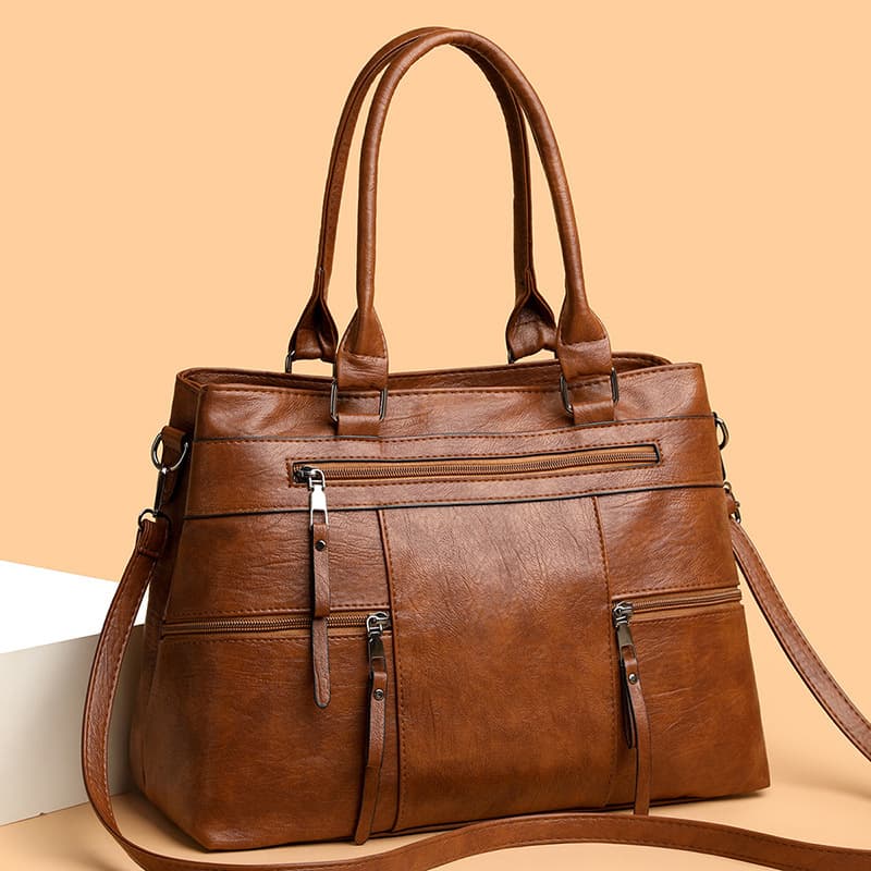 Crossbody Mom Bag Women 2026 New European and American Retro Handheld Tote Bag Simple Fashion Single Shoulder Crossbody Bag Wholesale