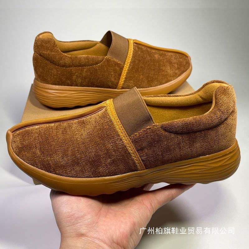 Autumn Monk Shoes, Double-Layer Cotton Non-Slip Soft-Soled Monastic Footwear, Winter Fleece-Lined Warm Nun Shoes for Clergy