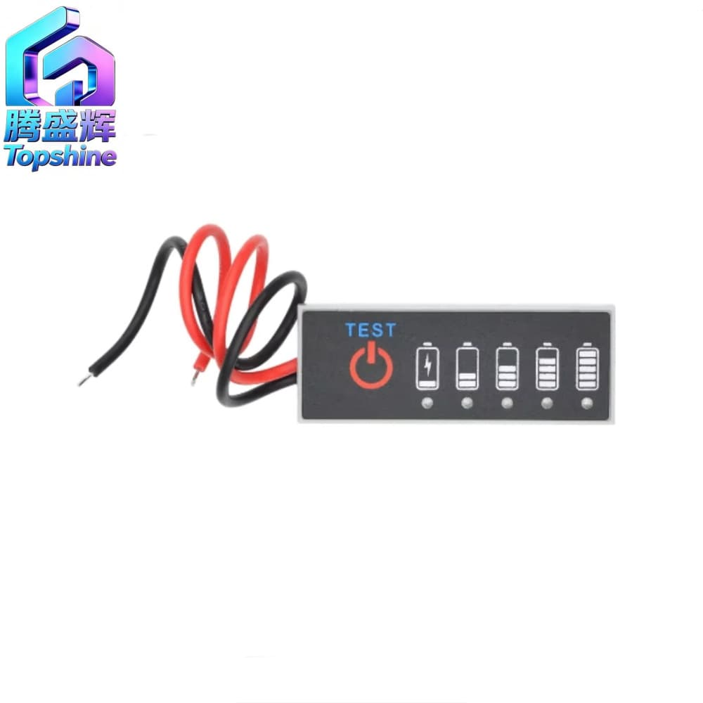 3.7V-72V Lithium Battery Level Indicator Board, 12V Lead-Acid Battery, LiFePO4 Battery Level Display