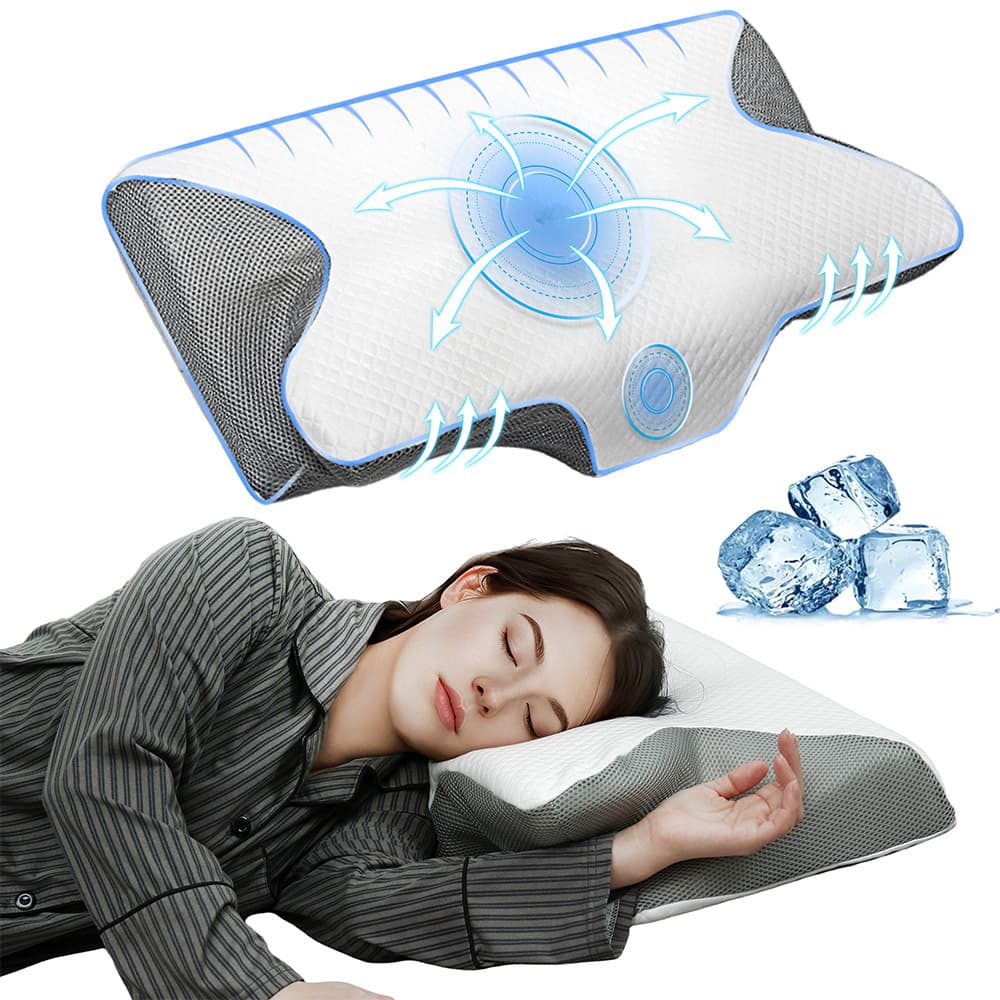 Cross-border Butterfly Cervical Pillow, Quick Recovery Memory Foam Pillow for Neck Support, Sleep Pillow Core, Amazon Side Sleeper