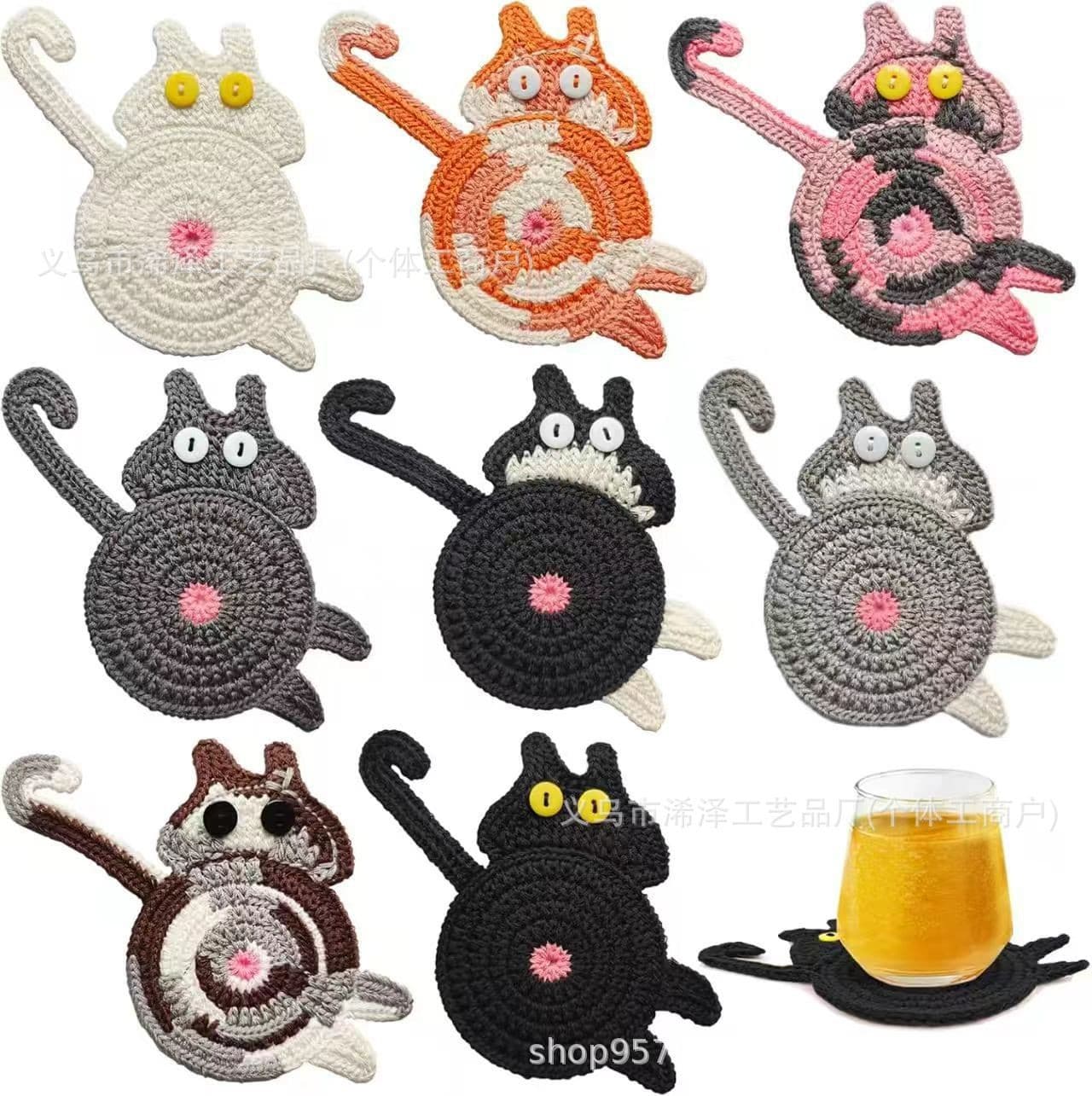New Cross-Border Wooden Coaster Heat Insulation Mat Table Mat Non-Slip Pot Mat Creative Personalized Cup Mat Bowl Mat