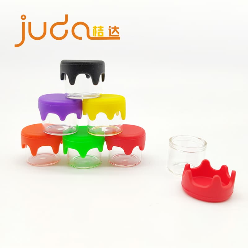 Source factory silicone boxes, easy to clean, 2ML, 3ML, 5ML, 7ML, tobacco paste boxes, cigarette cases, direct supply of silicone pipes.