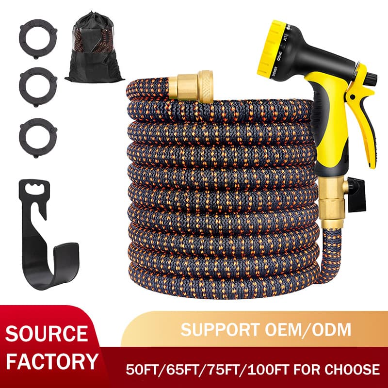 Feihu Cross-border Telescopic Garden Hose, Multi-functional Hose Car Wash Water Gun Garden Water Pipe