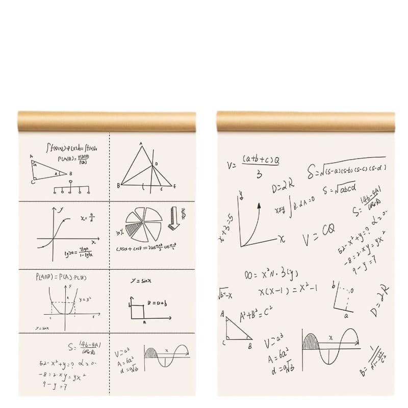 Blank Divided Draft Notebook Wholesale Math Calculation Scratch Paper Draft Paper for Elementary School Students Notebook for High School and Middle School Students