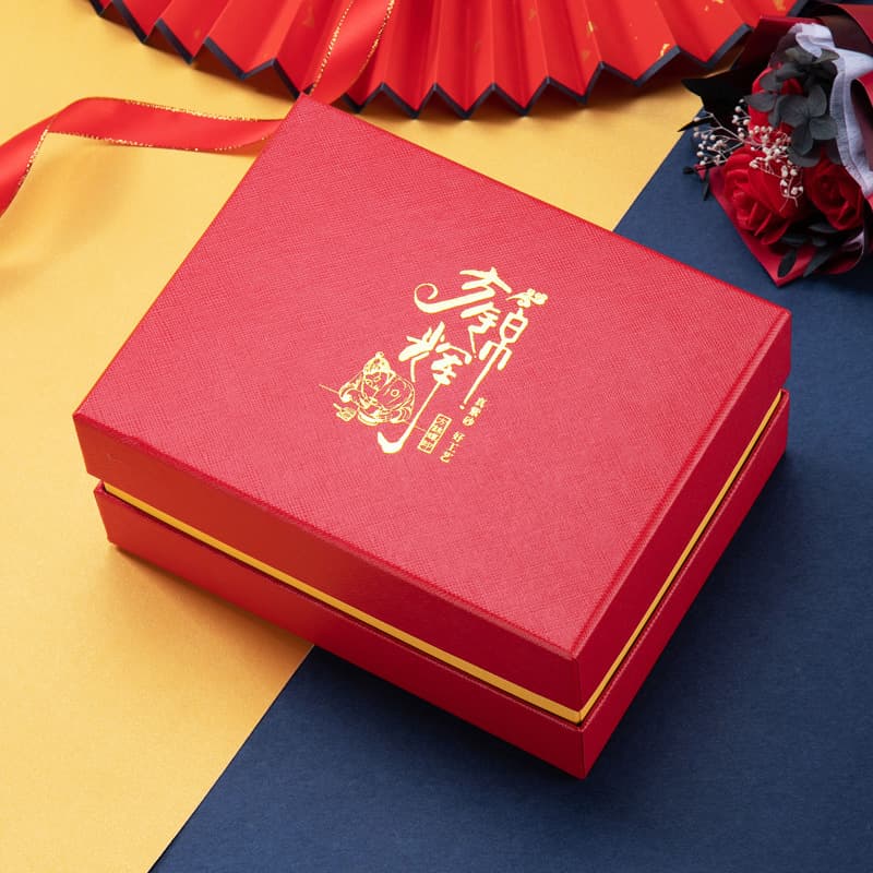 New Chinese-style gift box customization, craft tea set three-in-one flip-top packaging boxes, high-end souvenir gift boxes