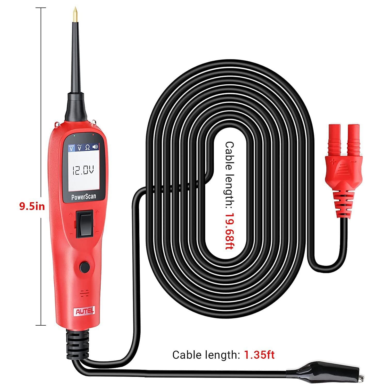 2026 Autel PowerScan PS100 Automotive Circuit Tester Electrical System Diagnostic Tool for Export