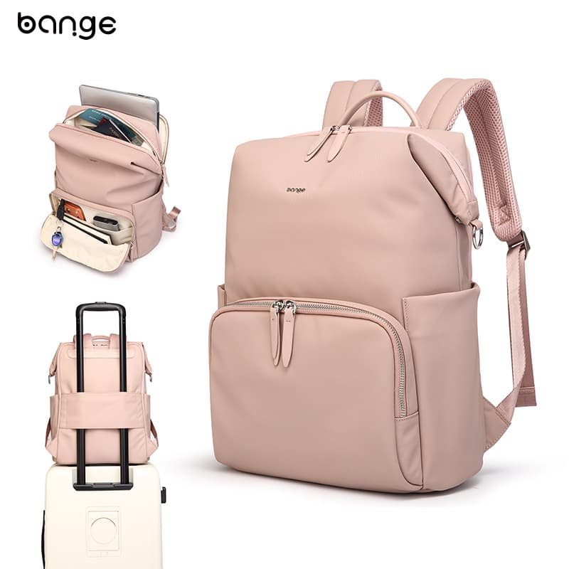 BANGE Urban Commuter Backpack Lightweight Travel Bag Women Large Capacity Laptop Bag College Student Schoolbag