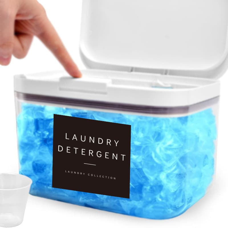 Cross-border 2.5-inch Laundry Detergent Bottle Storage Label Travel Refill Sticker Laundry Liquid Softener Sticker