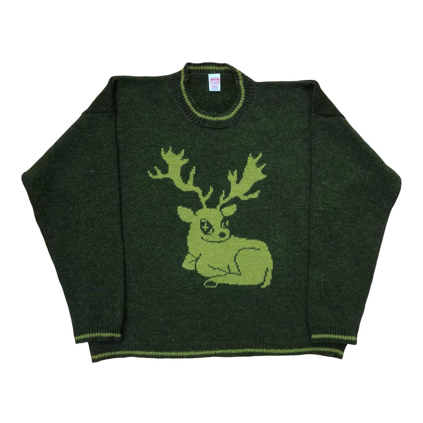 2025 Autumn/Winter Fresh Series Retro Jacquard Sweater, Round Neck Novelty Knitwear, Niche Design Long Sleeve