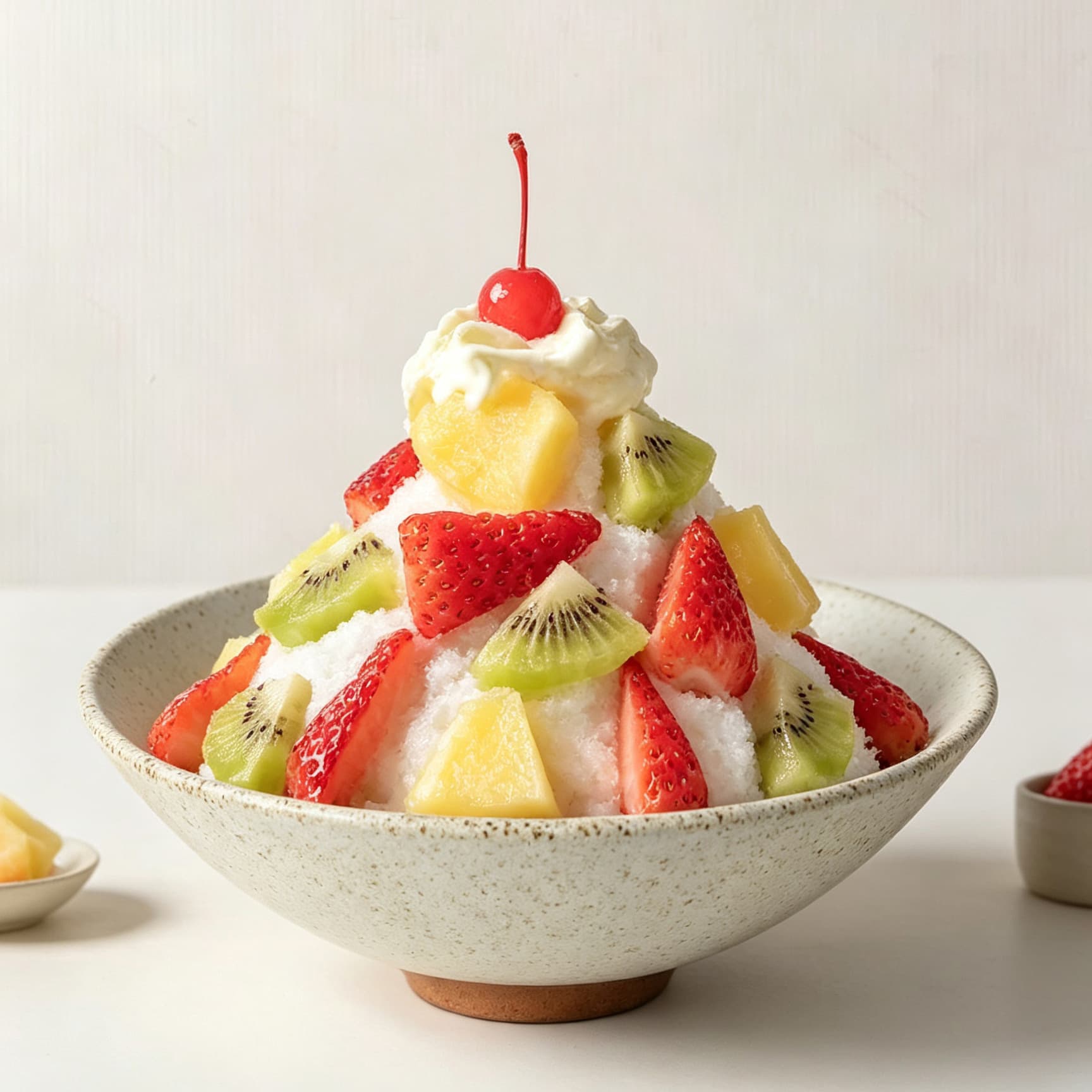 NEED's new creative Japanese and Korean food tableware bucket hat bowl ice cream dessert bowl continuous ice bowl fruit snow ice bowl