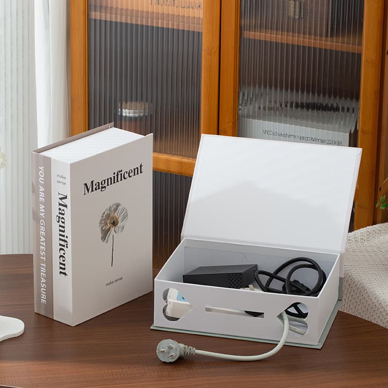 Ins-Style Storage Box Desktop Cable Organizer Convenient Storage Paper Box Outdoor Travel Coffee Utensil Storage Set Box