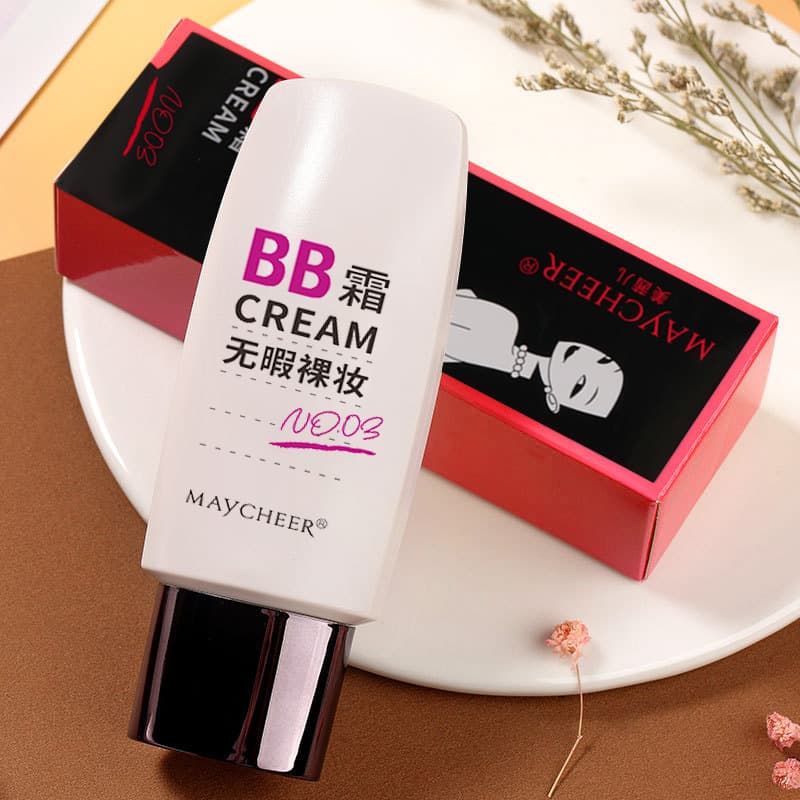 Meiqier Flawless BB Cream Concealer Base Makeup Foundation Liquid Long-Lasting Brightening Skin Tone Covering Blemishes Foundation Liquid Cosmetics