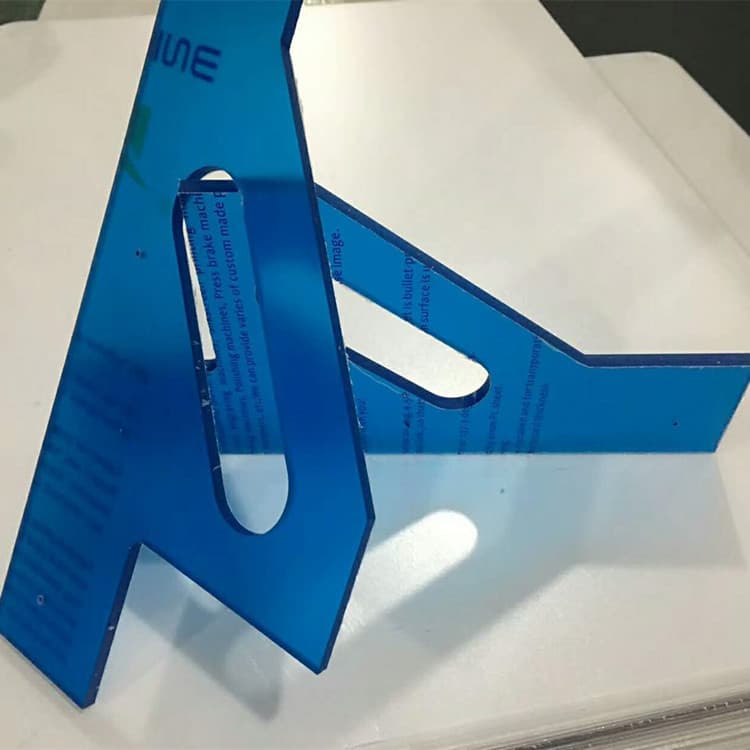 Dimai PC Board Manufacturer Supplies Blue PC Endurance Board Solid Transparent Polycarbonate PC Plastic Sheet Processing