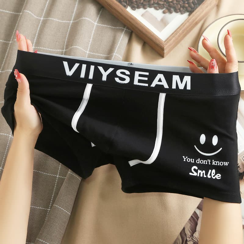 Factory Wholesale New Men's Boxer Briefs, Trendy Youth Boxer Shorts, Breathable Shorts, Drop Shipping