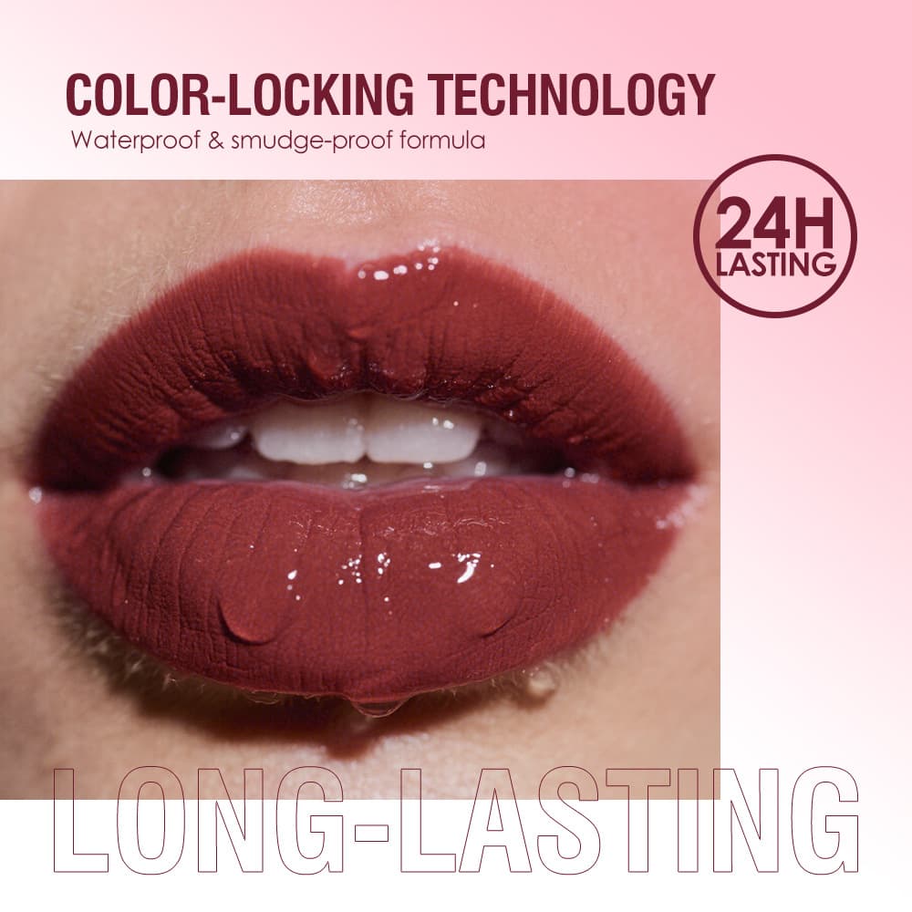US/EU Cross-border Beauty Rotating Dual-ended Lipstick & Lip Liner Pencil, Long-lasting, Non-fading, Brightens Complexion, Makeup, In Stock