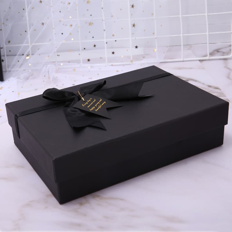 Black Gift Box Lipstick Small Birthday Gift Box Party Favor Creative Gift Box Premium Paper Box