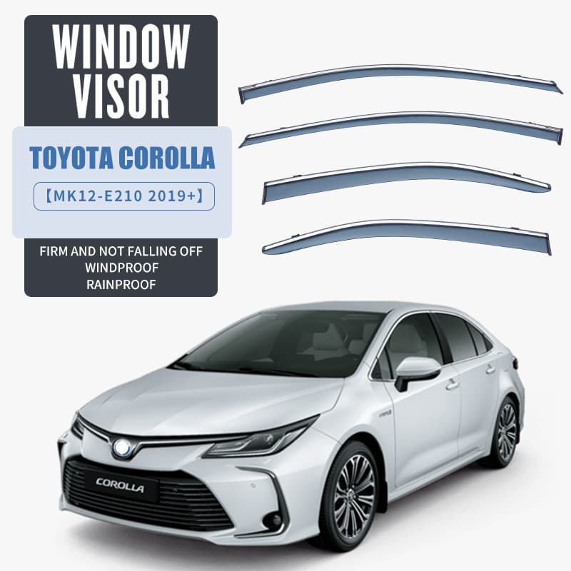 Compatible with Toyota Corolla Sedan, Corolla Altis, Allion, Levin Window Visor COROLLA Window Visor