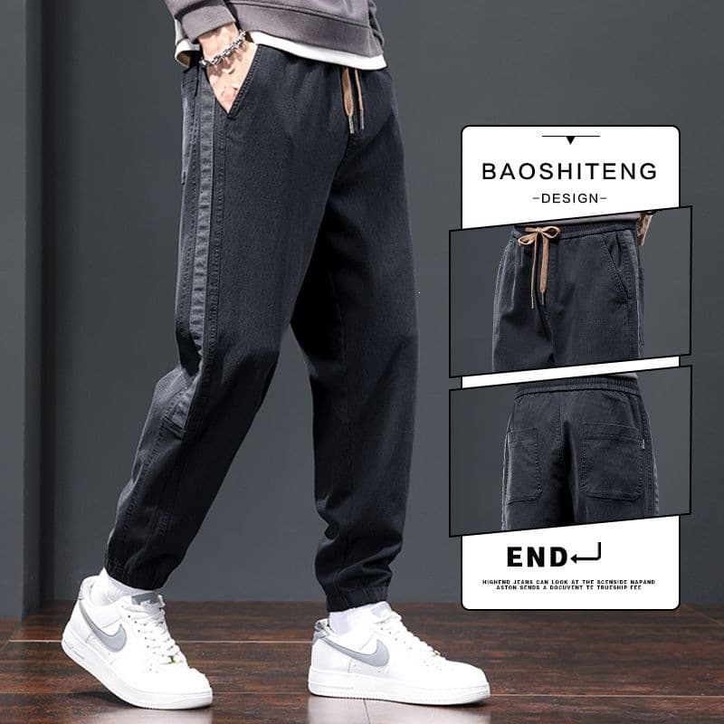 2026 Spring Summer Fashion Comfortable Trendy Cargo Pants for Men Loose Fit Slimming Versatile Tapered Harem Casual Pants